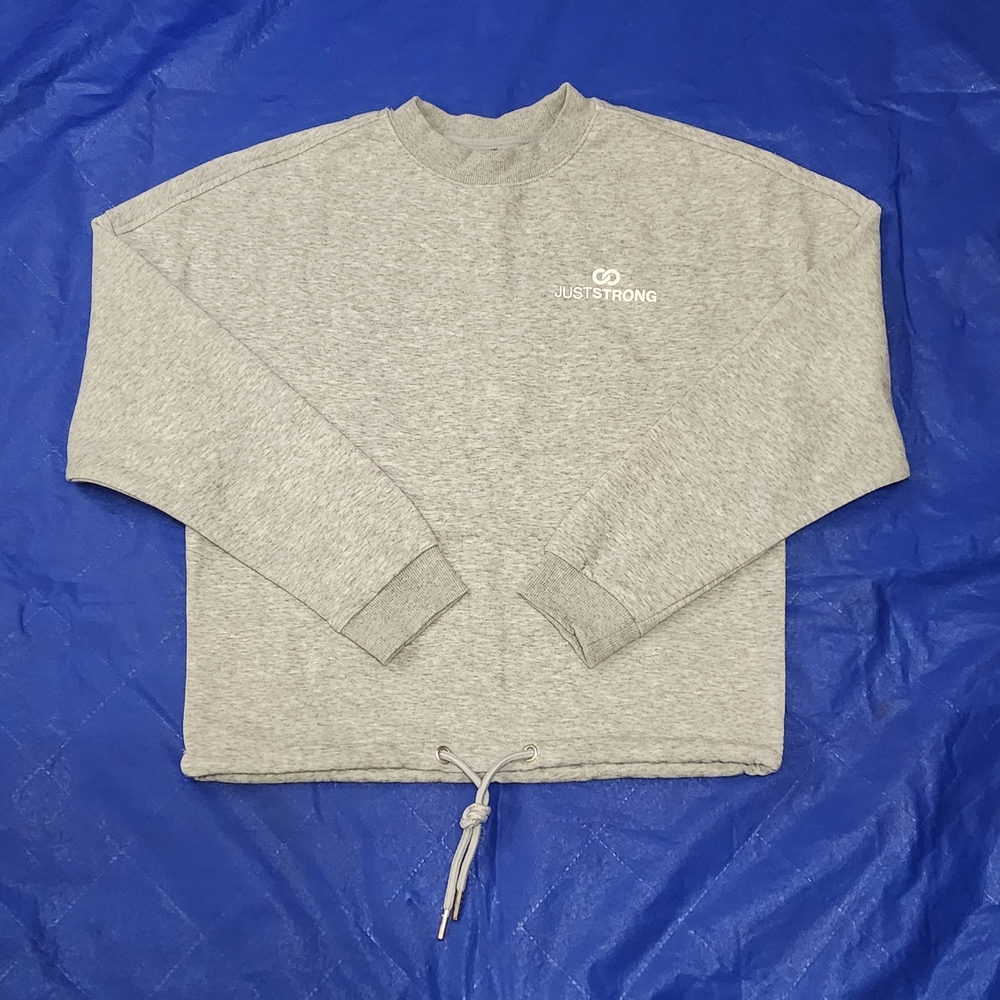 Gray JUST STRONG Sweater